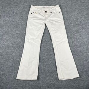 Tylerskye Jeans Womens Size 27 White Rio Bootcut Stretch Low Rise Casual Denim